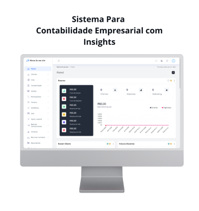 Sistema Para Contabilidade Empresarial Com Insights