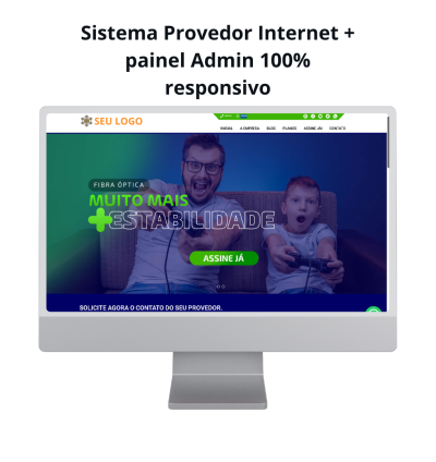 Sistema Provedor Internet Com Painel Responsivo