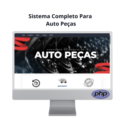Sistema Completo De Vendas De Autopeças Online
